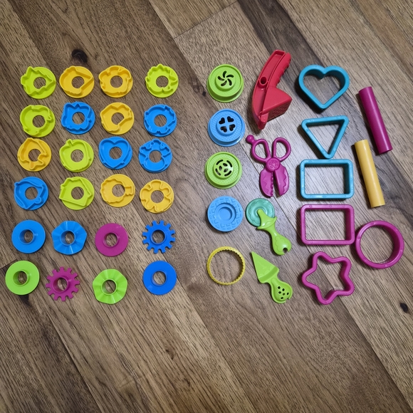 Mix Play Dough Tools Set - Picture 1 of 3